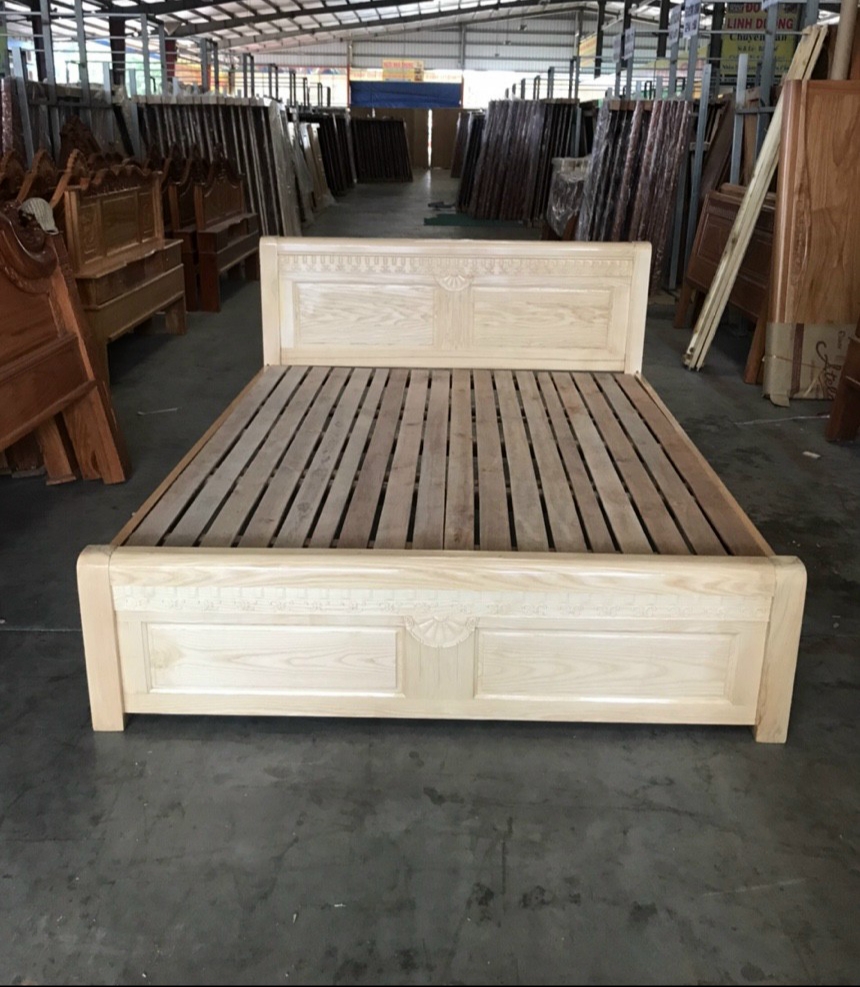 giường gỗ sồi biên hòa